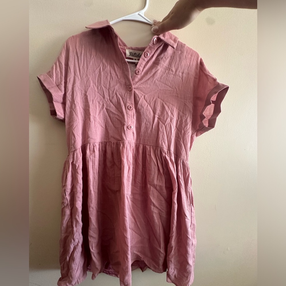 Listicle brand boutique babydoll dress with pockets